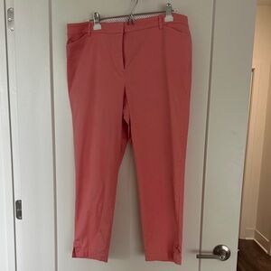 Talbots Coral Cropped Pants